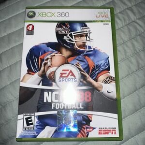 NCAA Football 08 Complete w/ Manual Xbox 360, 2007 CIB Tested